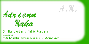 adrienn mako business card